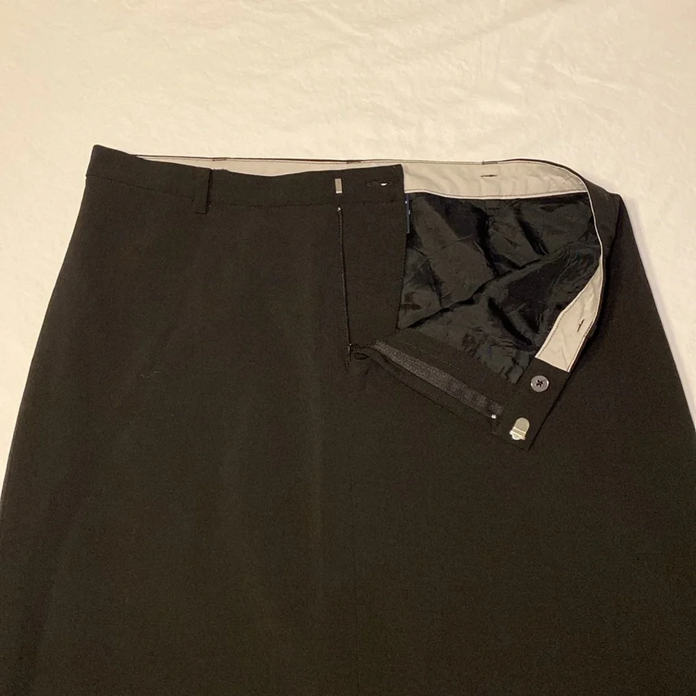 Gap Women's Early 2000s Black Maxi Pencil Skirt with Back Slit Size 6 NWOT